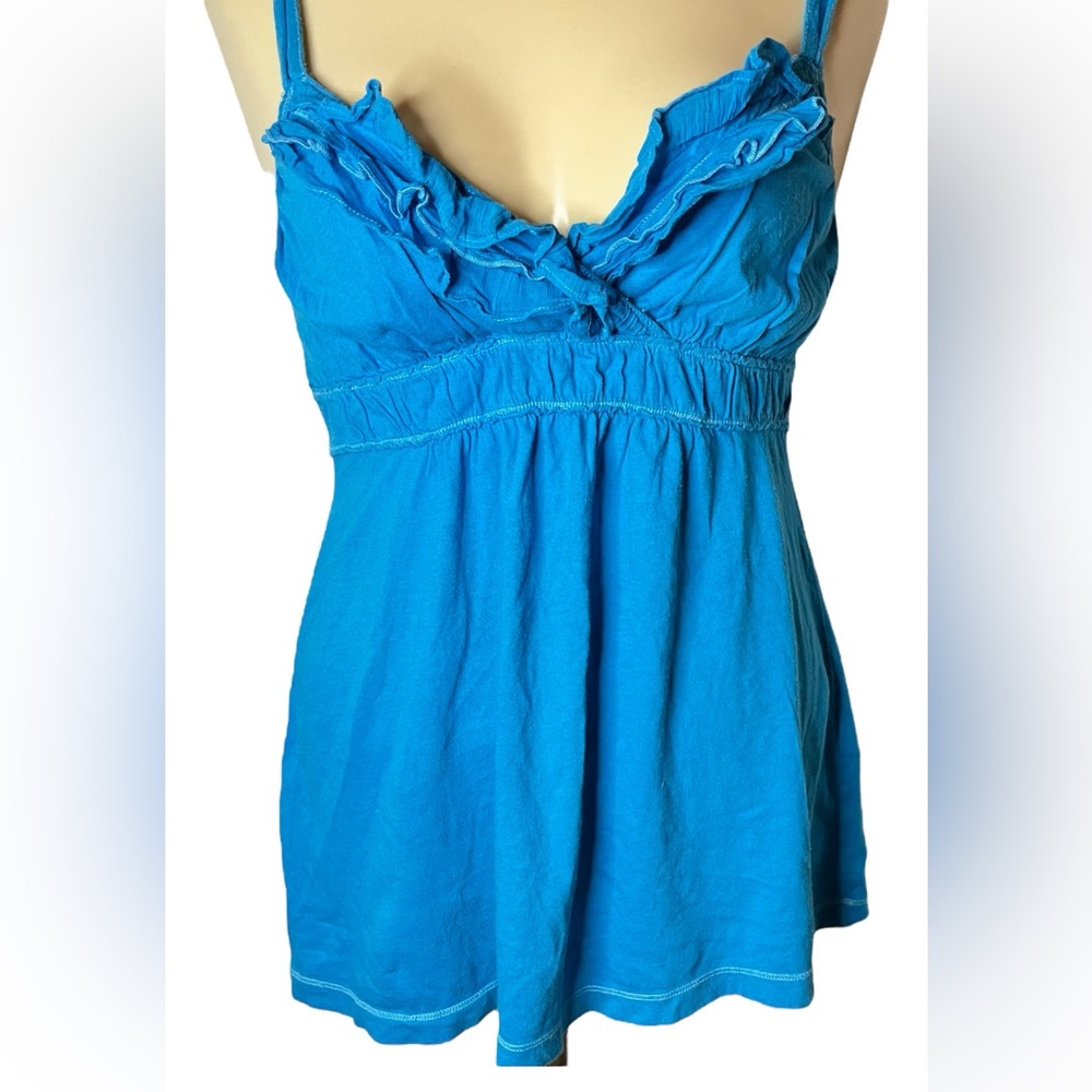 Hollister, blue tank top